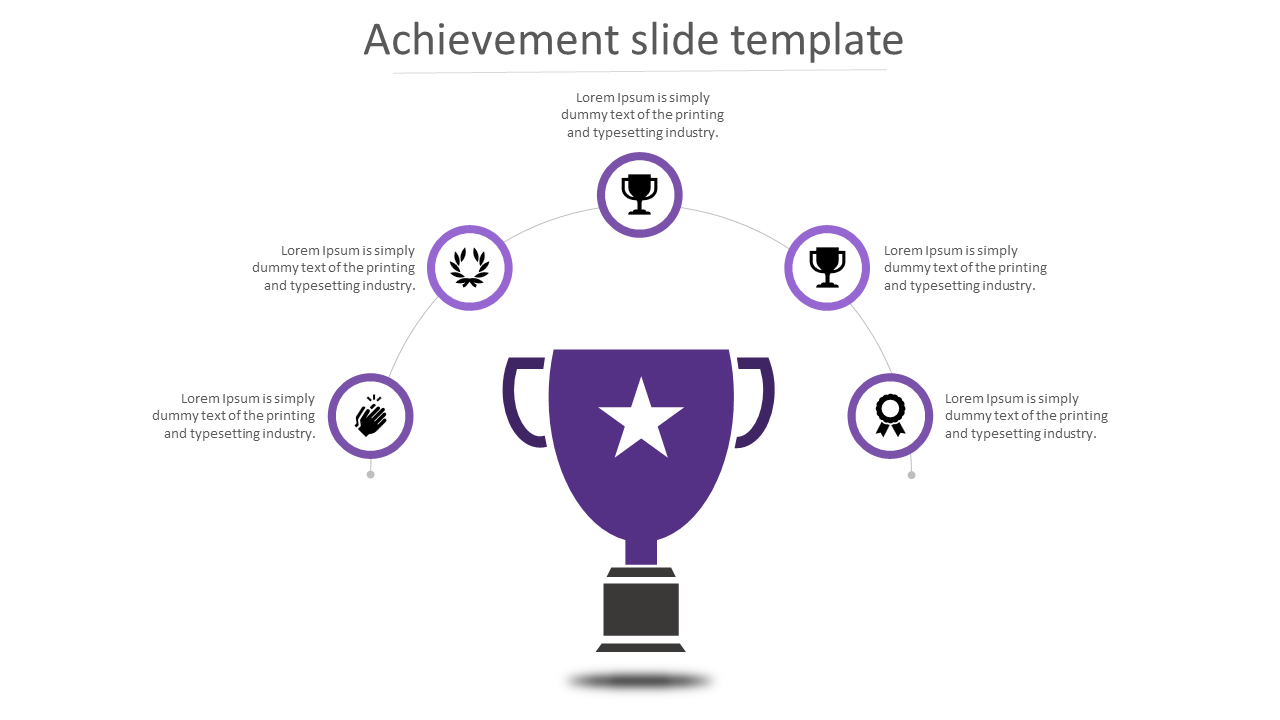 Free - Well-Crafted Achievement Slide Template Presentation